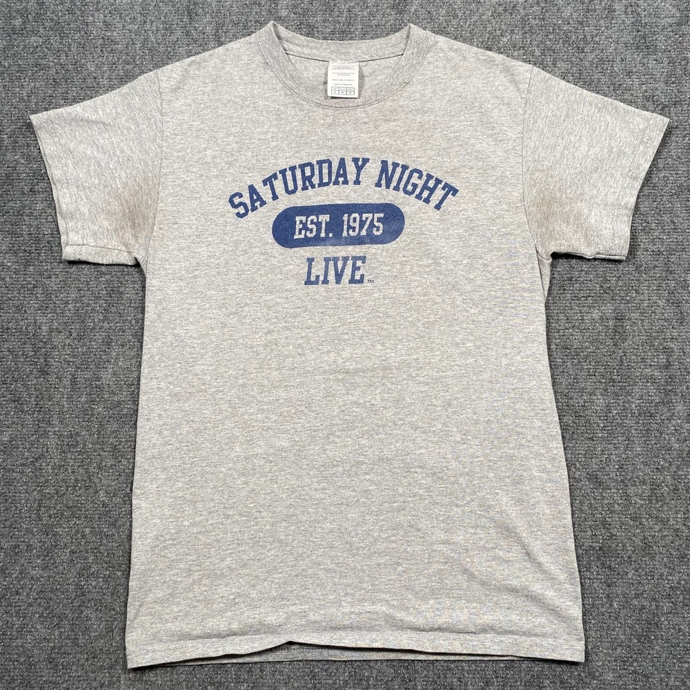 Vintage Saturday Night Live T Shirt Adult S Gray Est‎ 1975 Distressed EUC